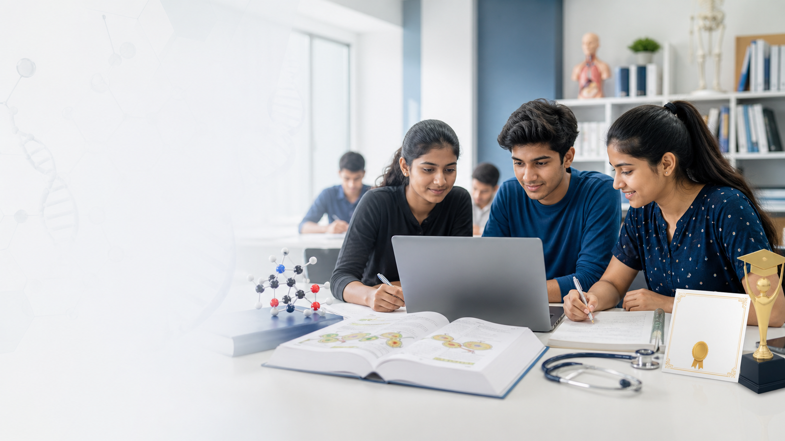 NEET aspirants preparing for scholarship test